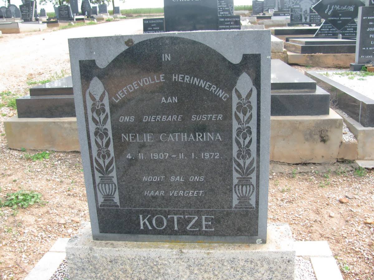 KOTZE Nelie Catharina 1907-1972