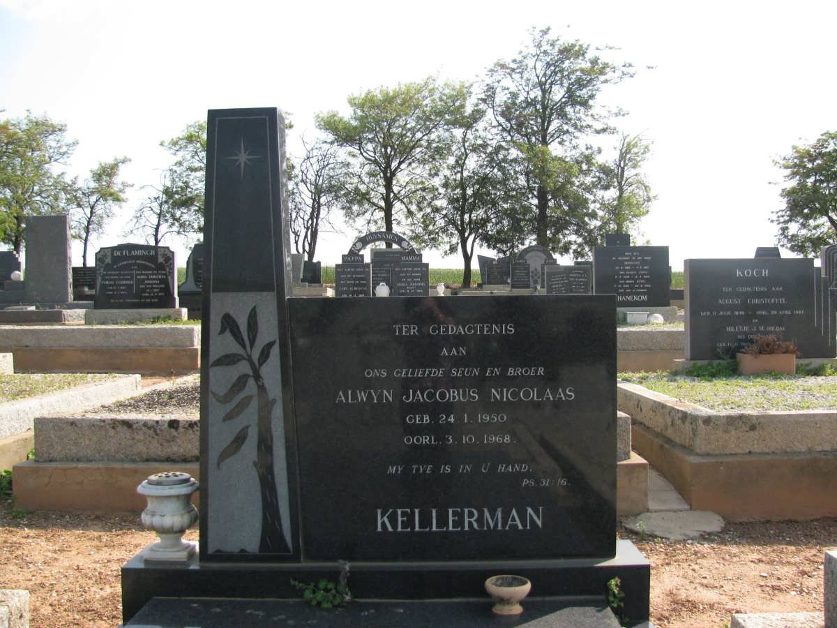 KELLERMAN Alwyn Jacobus Nicolaas 1950-1968
