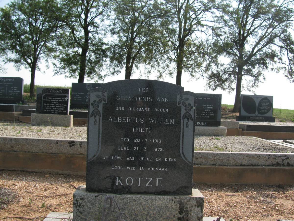 KOTZE Albertus Willem 1913-1972