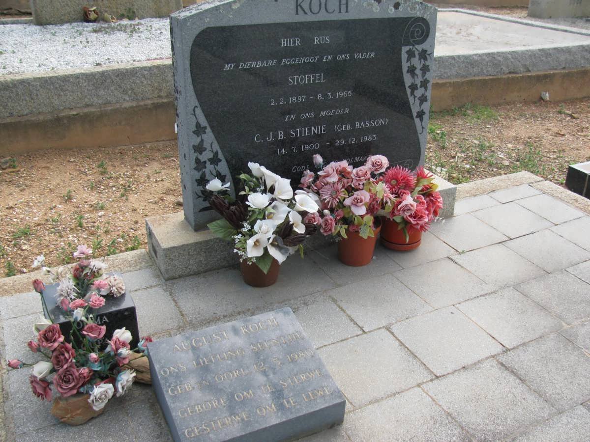 KOCH Stoffel 1897-1965 &amp; C.J.B. BASSON 1900-1983 :: KOCH August 1980-1980