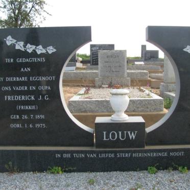 LOUW Frederick J.G. 1891-1975 &amp; F.S. 1901-1993