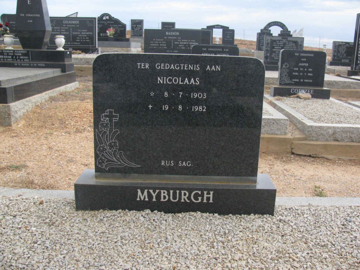 MYBURGH Nicolaas 1903-1982