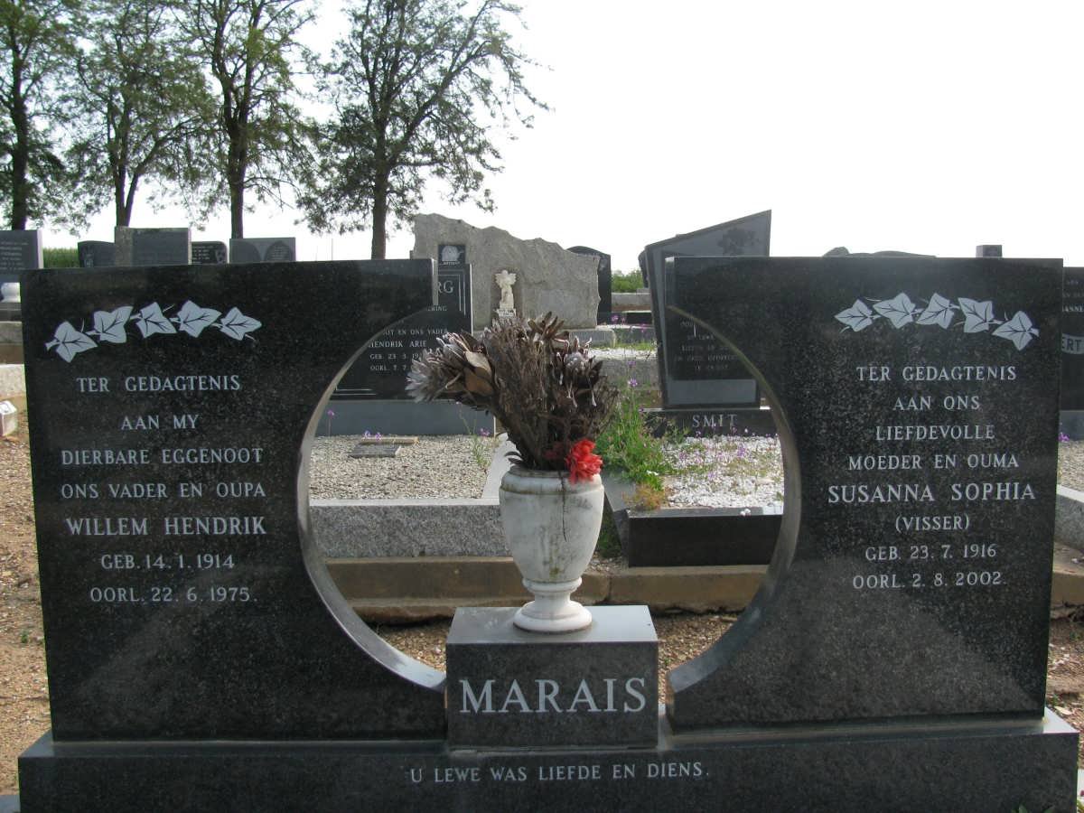 MARAIS Willem Hendrik 1914-1975 &amp; Susanna Sophia VISSER 1916-2002