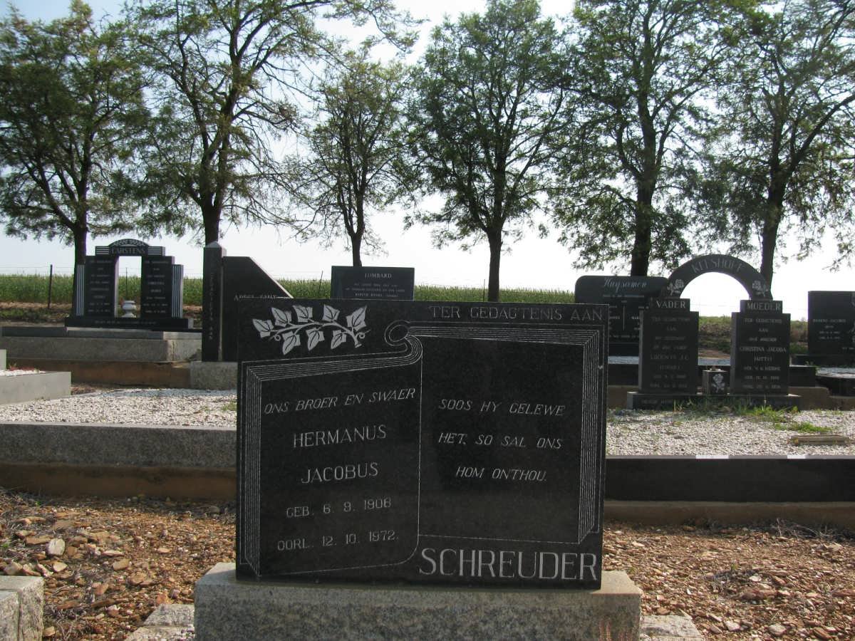 SCHREUDER Hermanus Jacobus 1908-1972