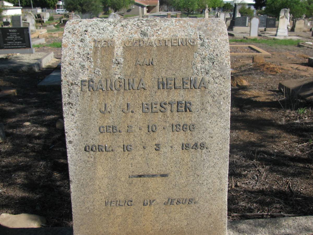 BESTER Francina Helena Jacomina Johanna 1866-1949