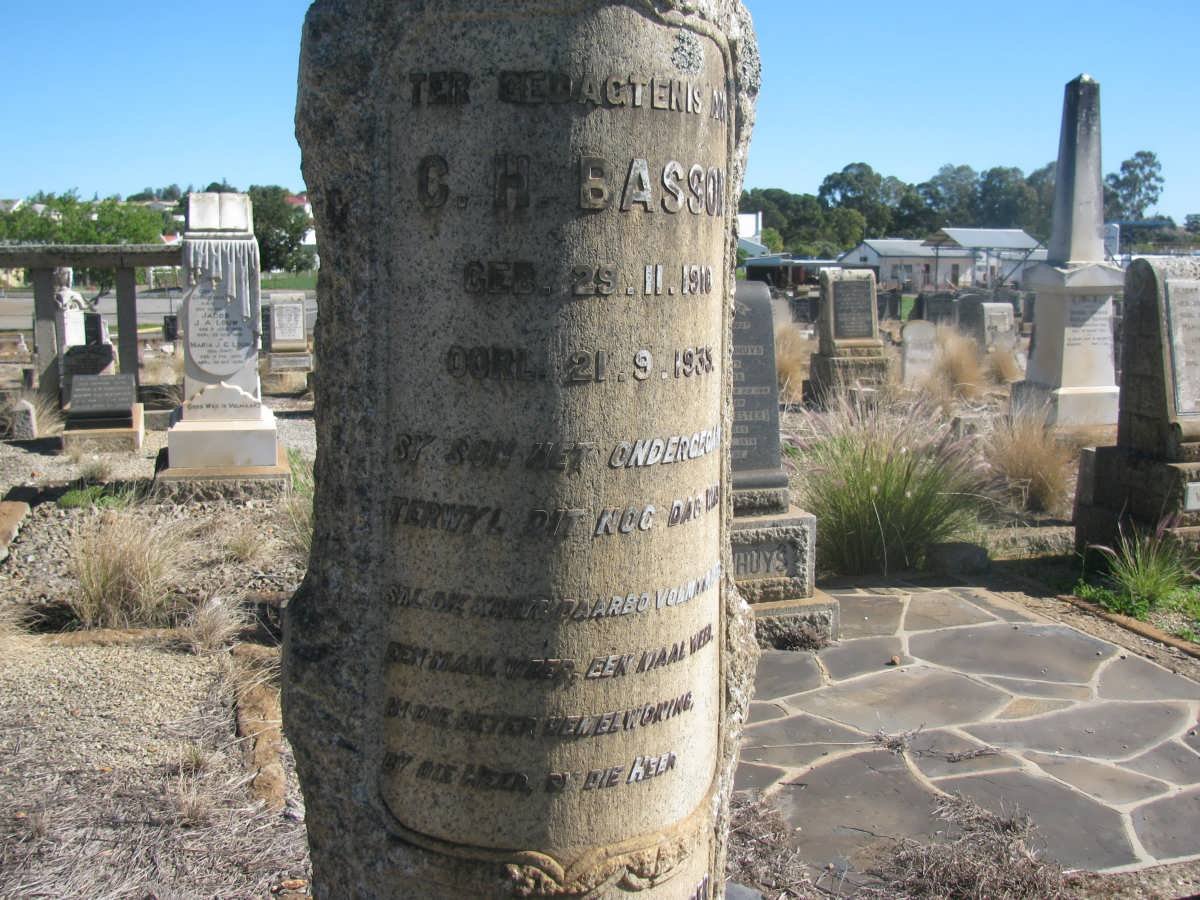 BASSON C.H. 1910-1935