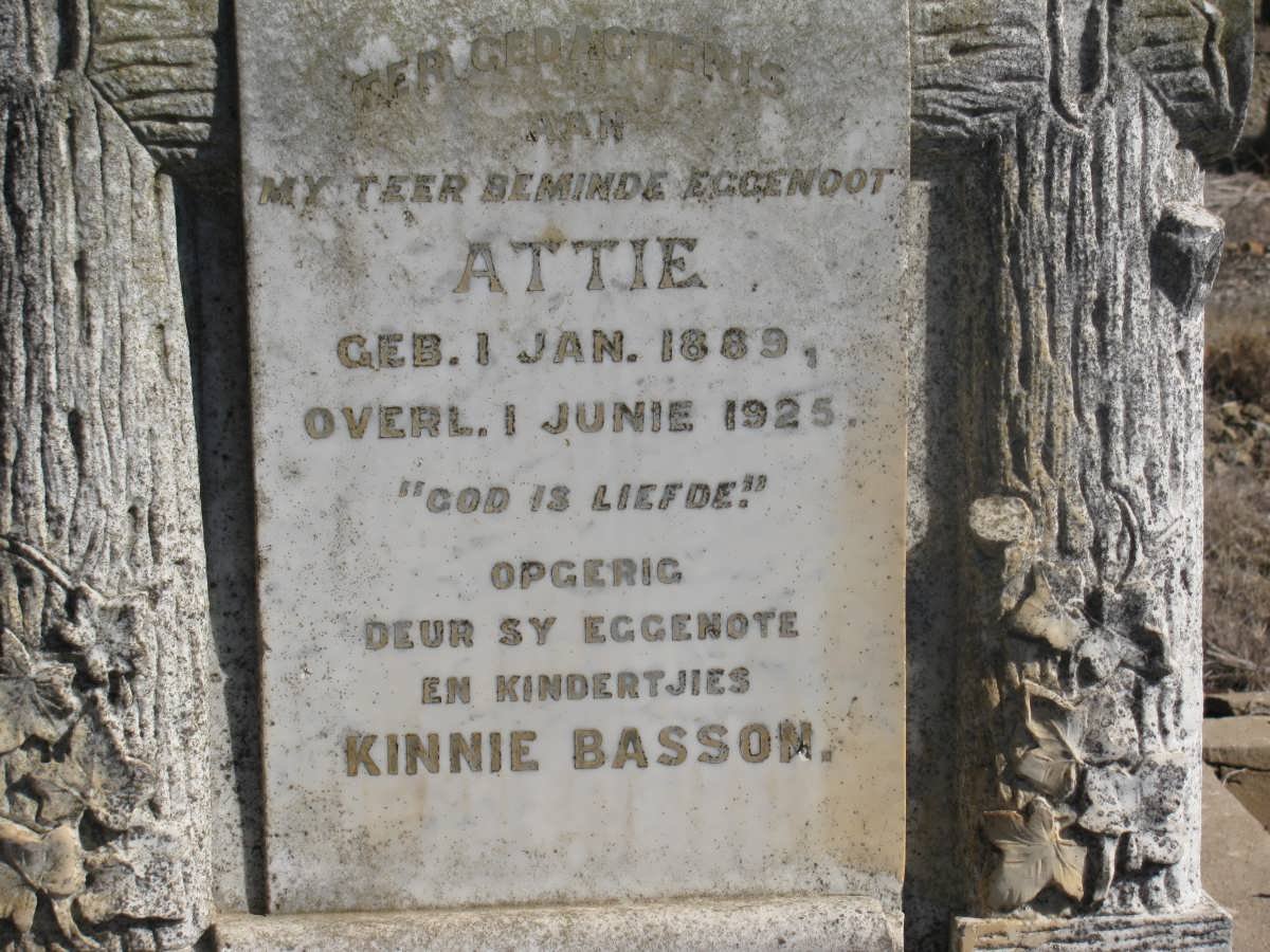 BASSON Attie 1889-1925