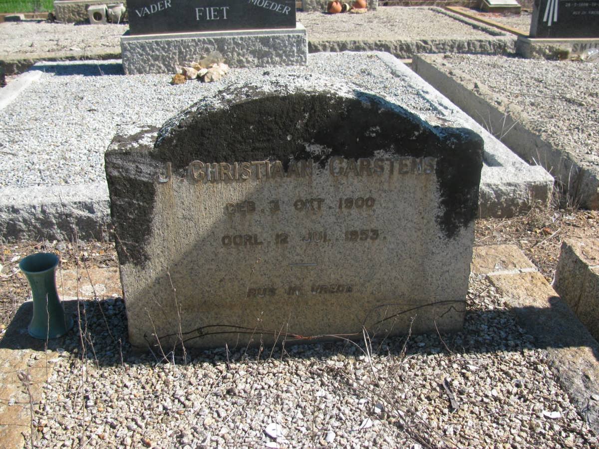 CARSTENS J. Christiaan 1900-1953