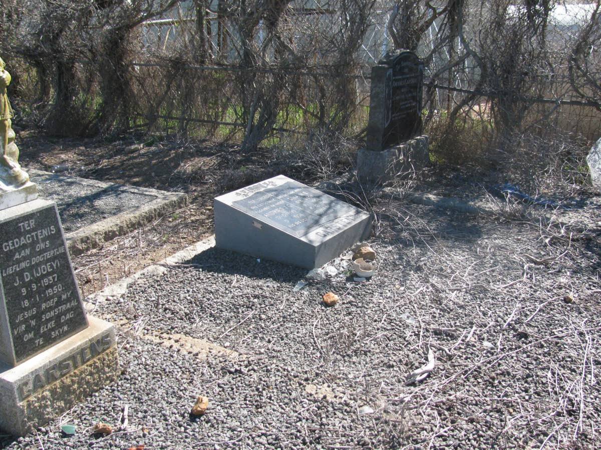 CARSTENS Andries J.G 1898-1974 &amp; Dina M.E. LESCH 1904-1981 :: CARSTENS J.D 1937-1950