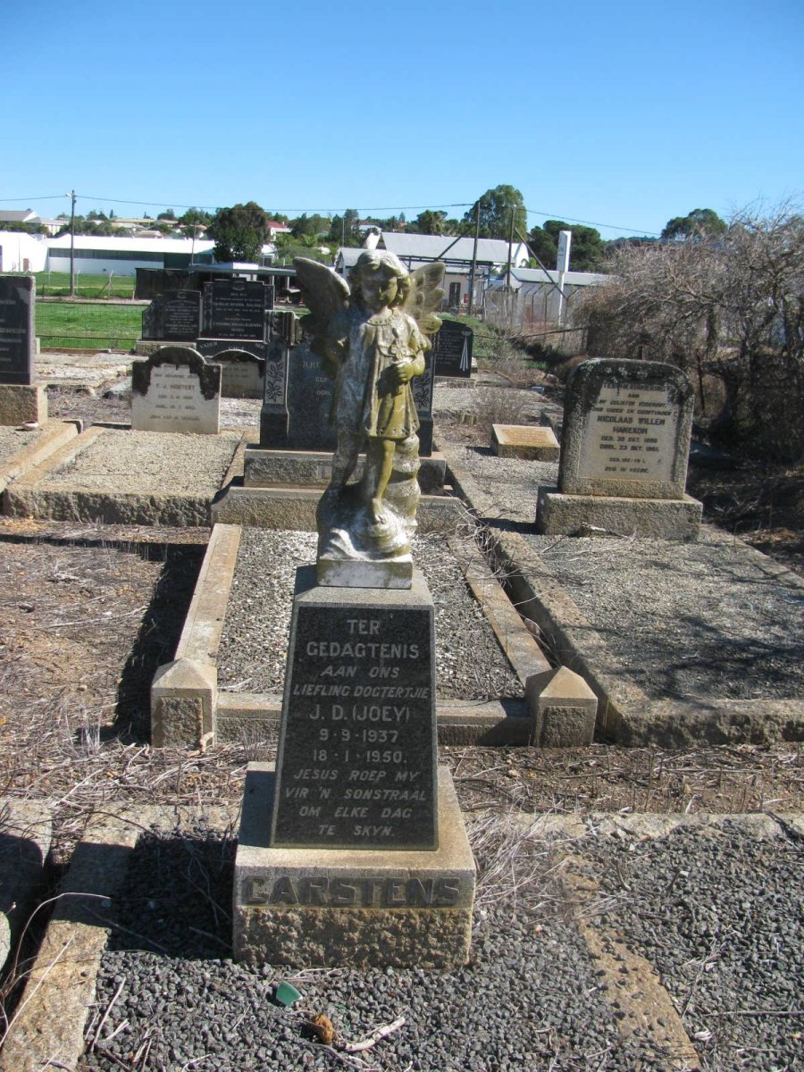 CARSTENS Andries J.G 1898-1974 &amp; Dina M.E. LESCH 1904-1981 :: CARSTENS J.D 1937-1950