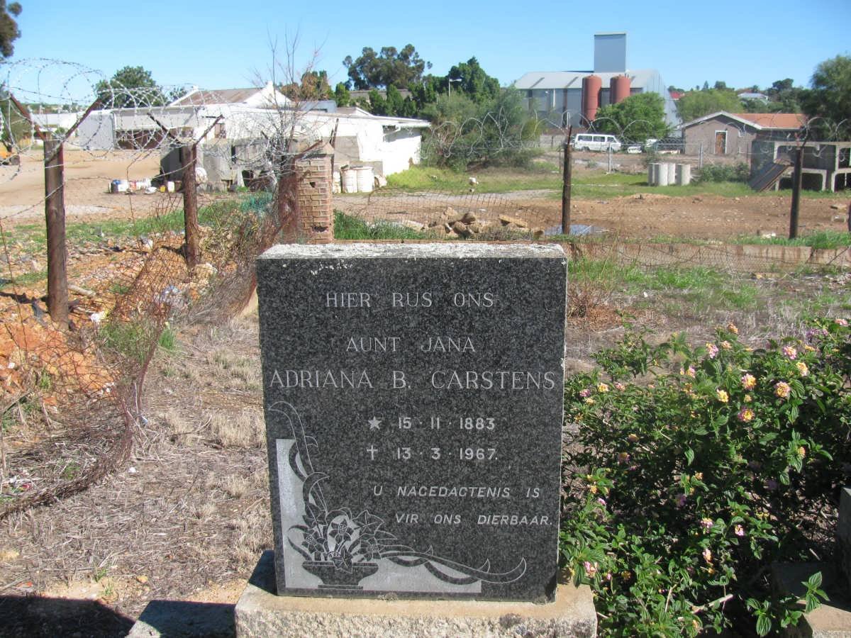 CARSTENS Adriana B. 1883-1967