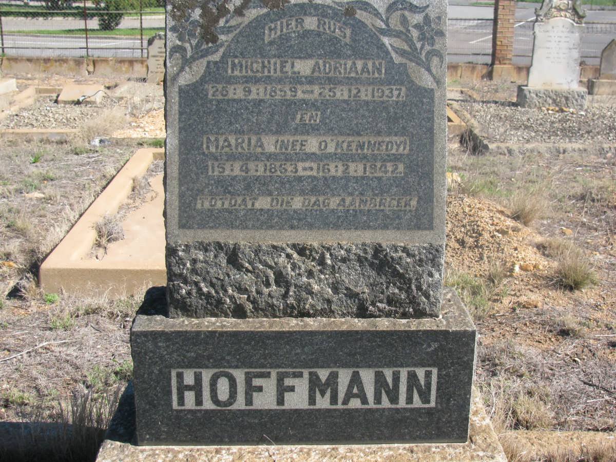 HOFFMANN Michiel Adriaan 1859-1937 &amp; Maria O'KENNEDY 1853-1942