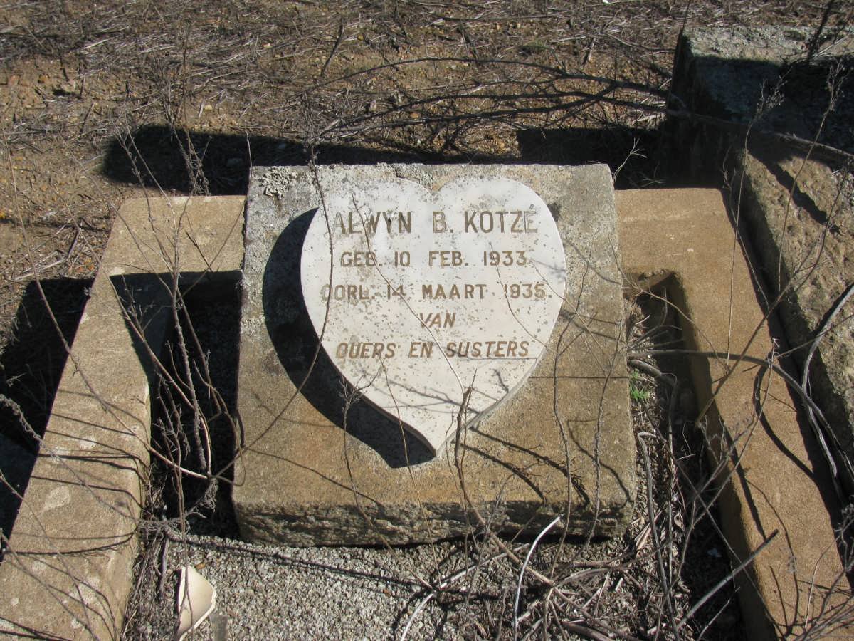 KOTZE Alwyn B. 1933-1935