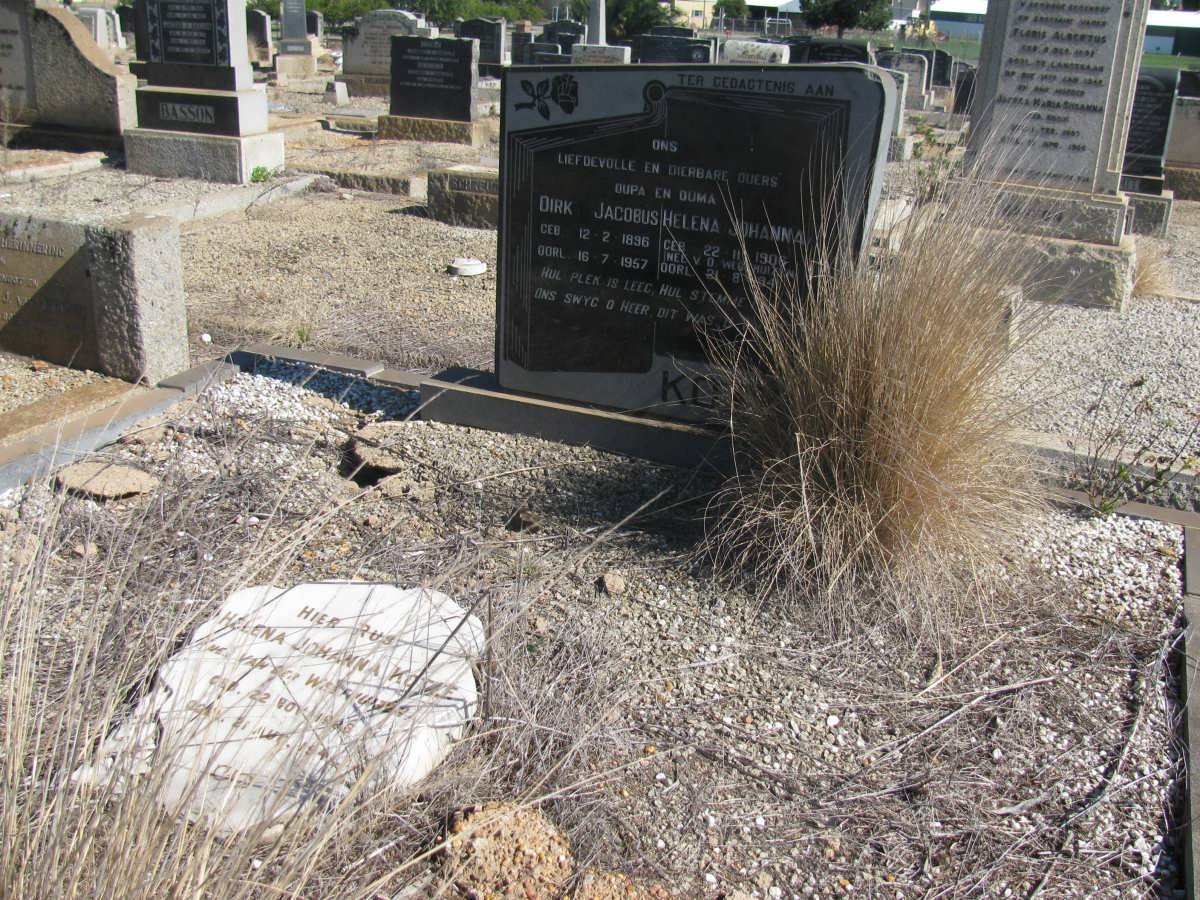 KOTZE Dirk Jacobus 1896-1957 &amp; Helena Johanna van der WESTHUIZEN 1906-1941