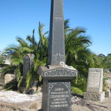 KOCH A.C. 1855-1937 &amp; Maatjie W.E. BURGER 1856-1947