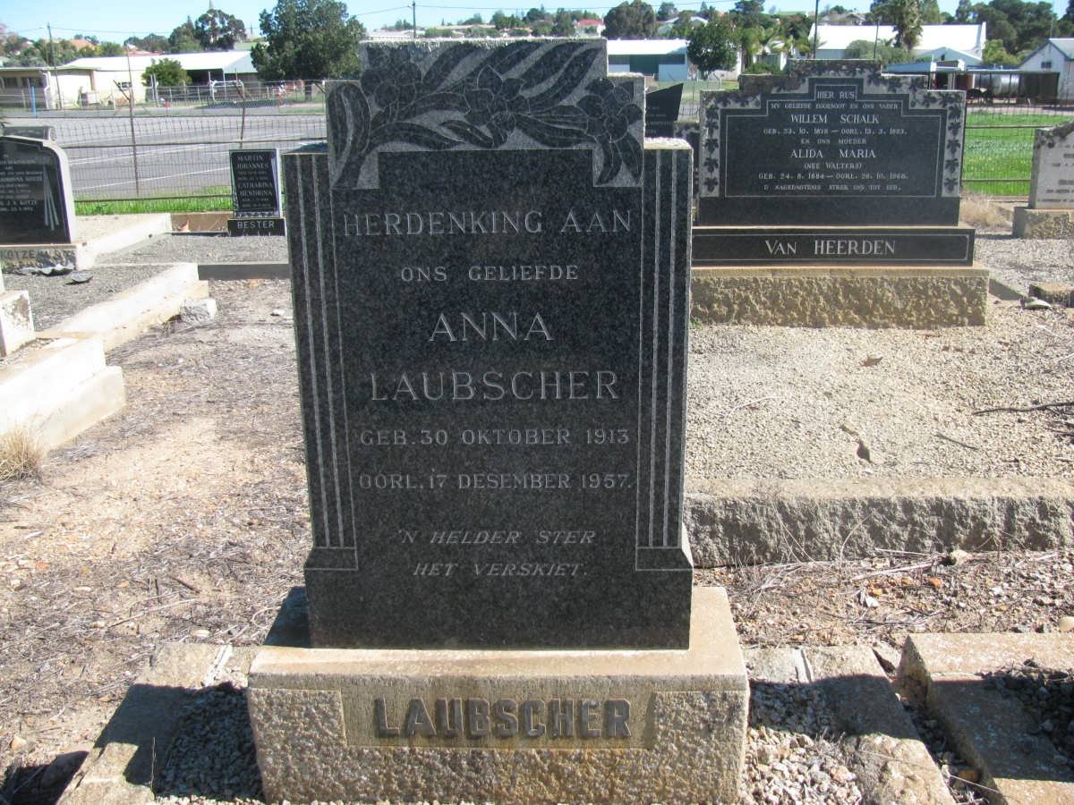 LAUBSCHER Anna 1913-1957