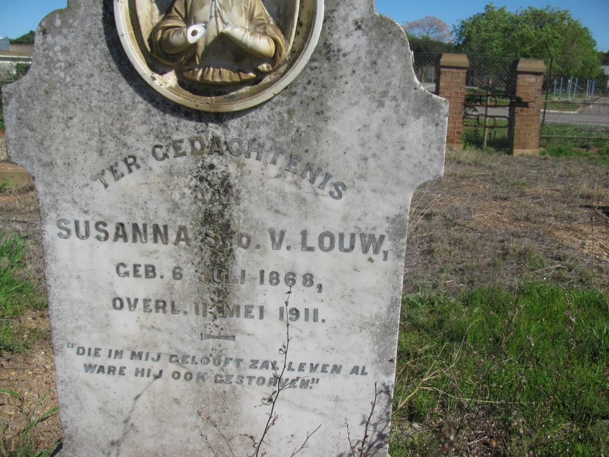 LOUW Susanna S.D.V. 1868-1911