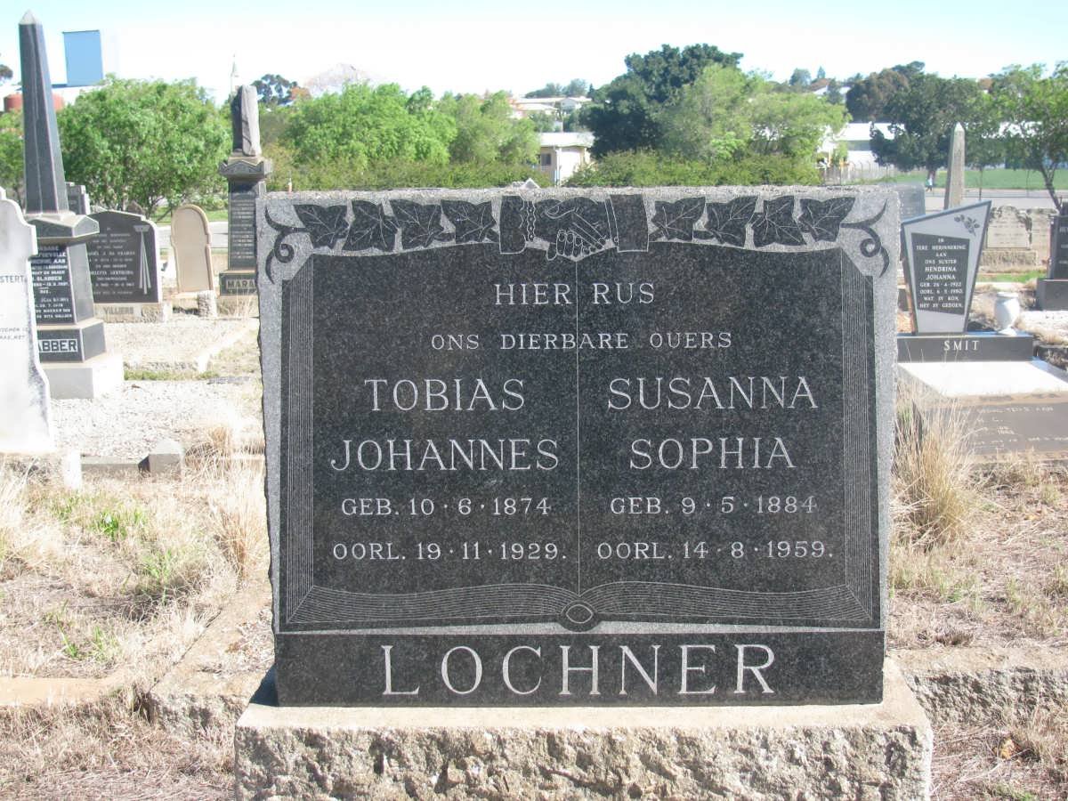 LOCHNER Tobias Johannes 1874-1929 &amp; Susanna Sophia 1884-1959