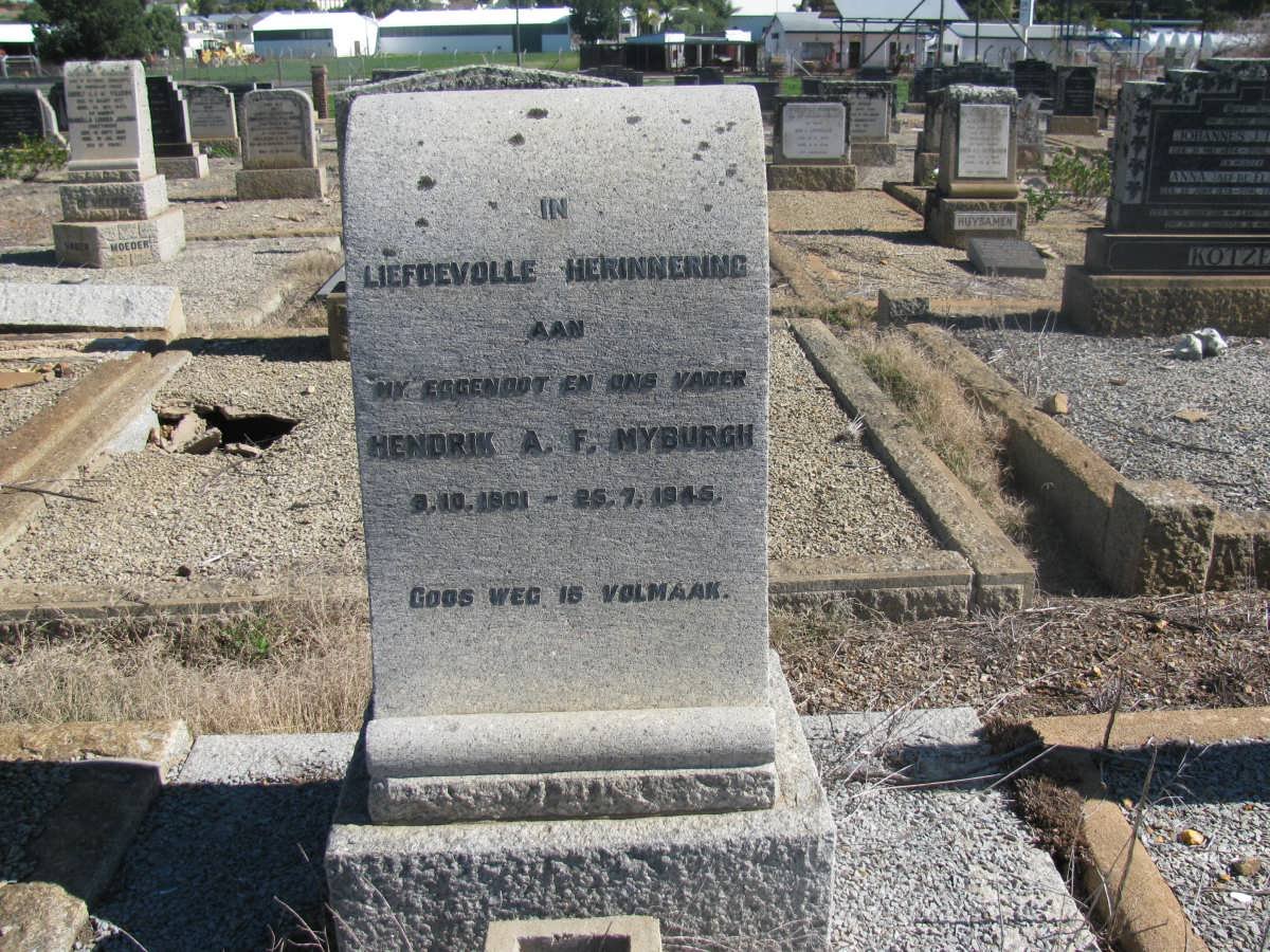 MYBURGH Hendrik A.F. 1901-1945 :: MYBURGH S.J. 1906-1995