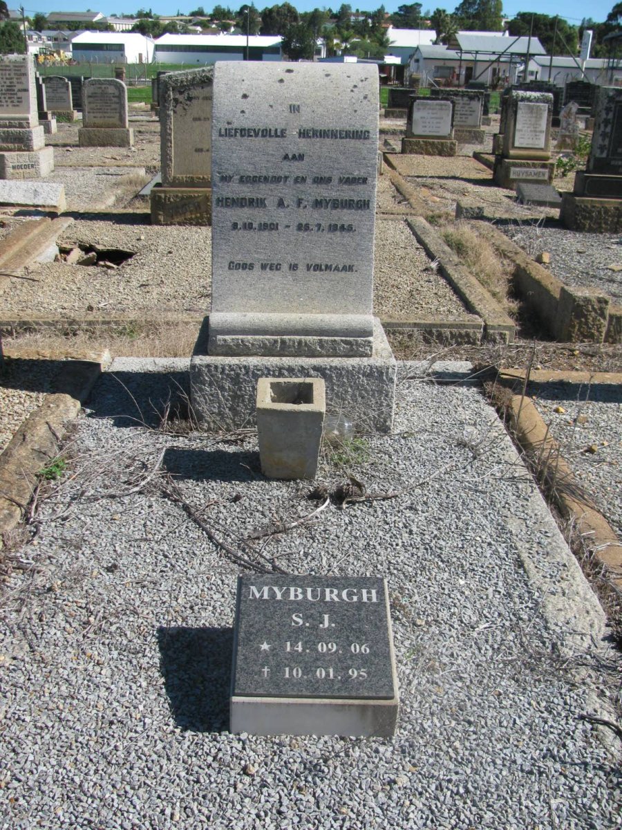MYBURGH Hendrik A.F. 1901-1945 :: MYBURGH S.J. 1906-1995