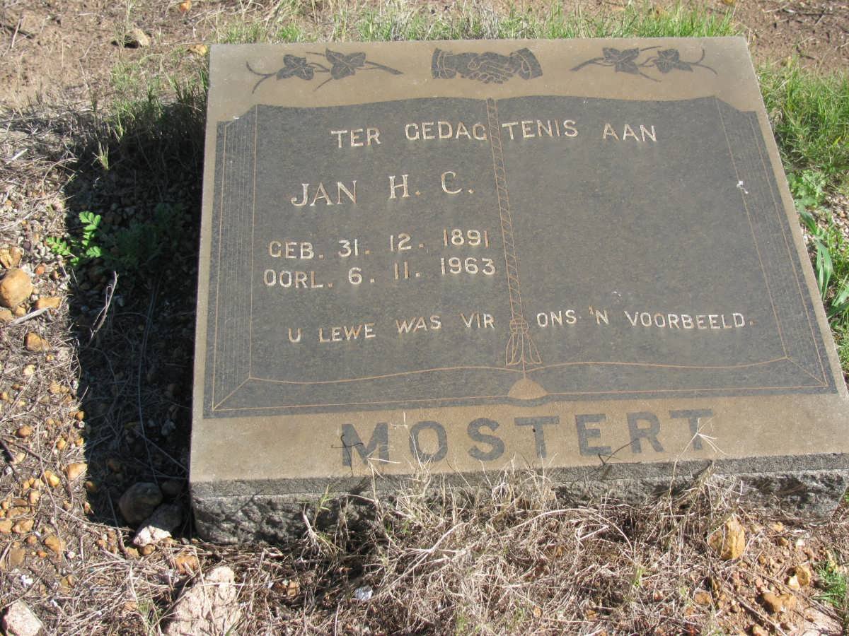 MOSTERT Jan H.C. 1891-1963