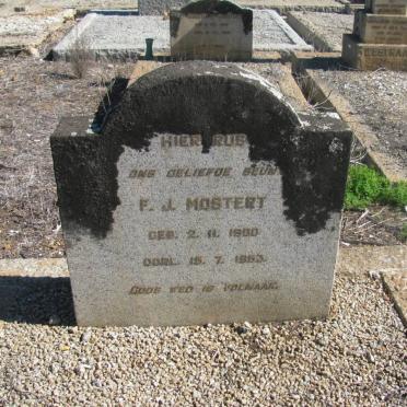 MOSTERT F.J. 1900-1953