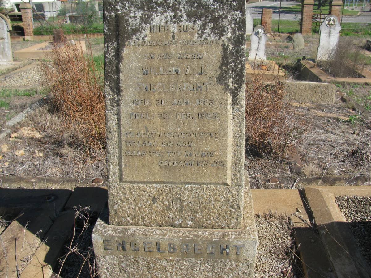 ENGELBRECHT Willem A.J. 1883-1923