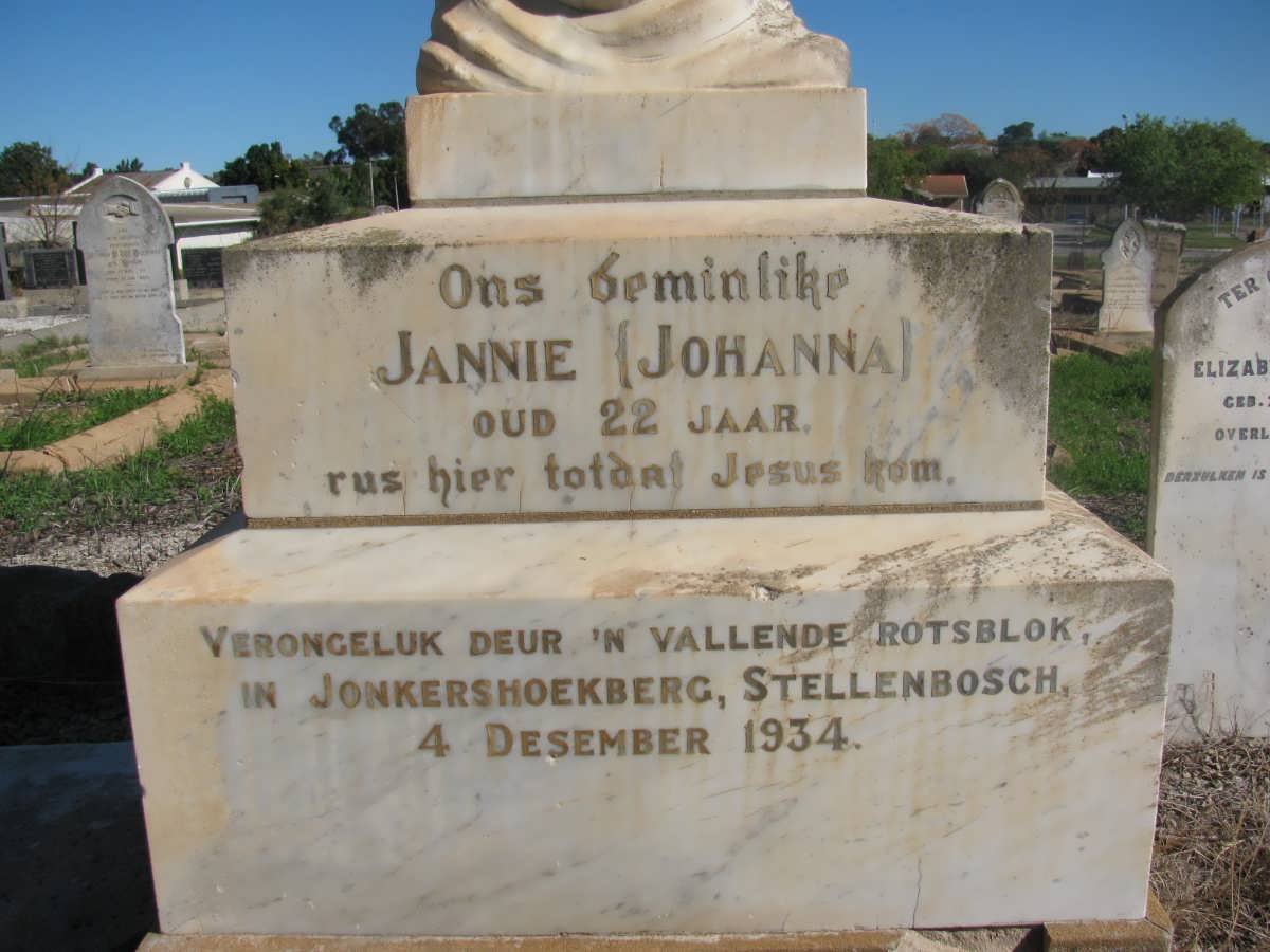 RETIEF Johanna -1934