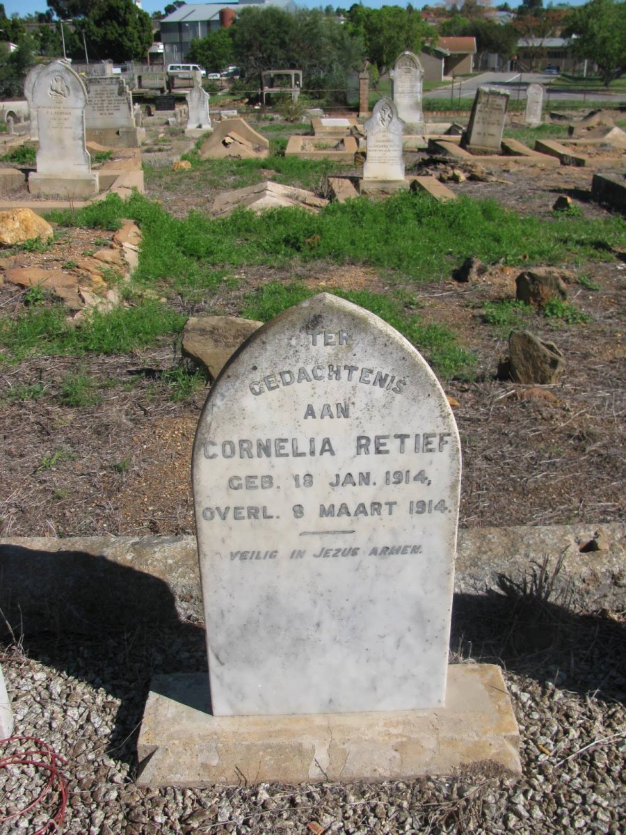 RETIEF Cornelia 1914-1914