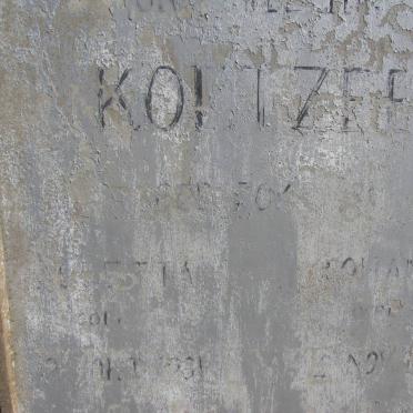 RUST Catharina Hendrina nee HANEKOM :: KOETZEE Aletta 1931-1931 :: KOETZEE Johanna 1931-1931