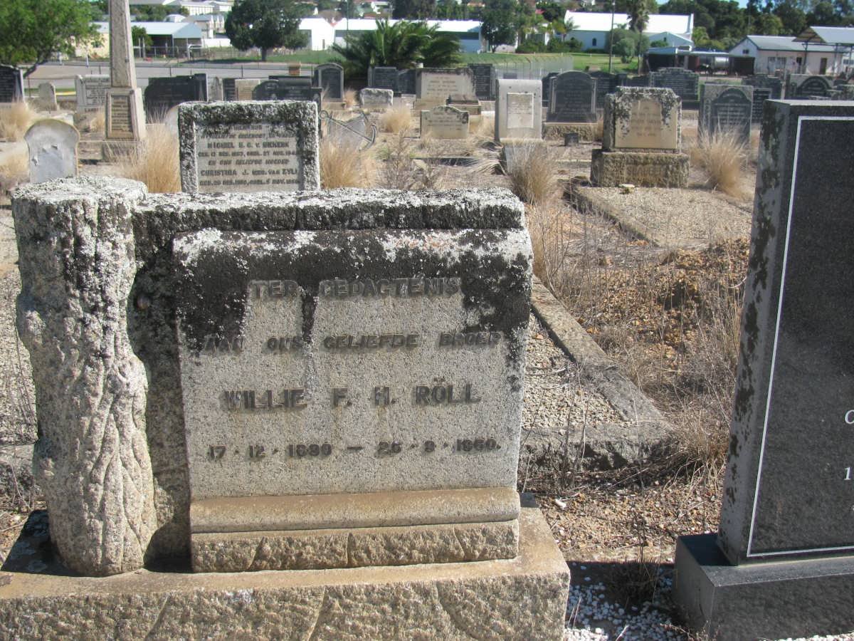 ROLL Willie F.H. 1890-1960