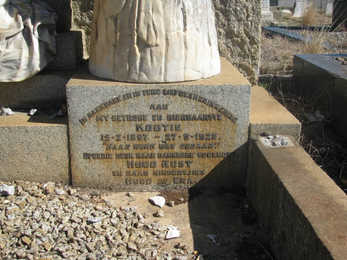 RUST Kootie 1897-1928