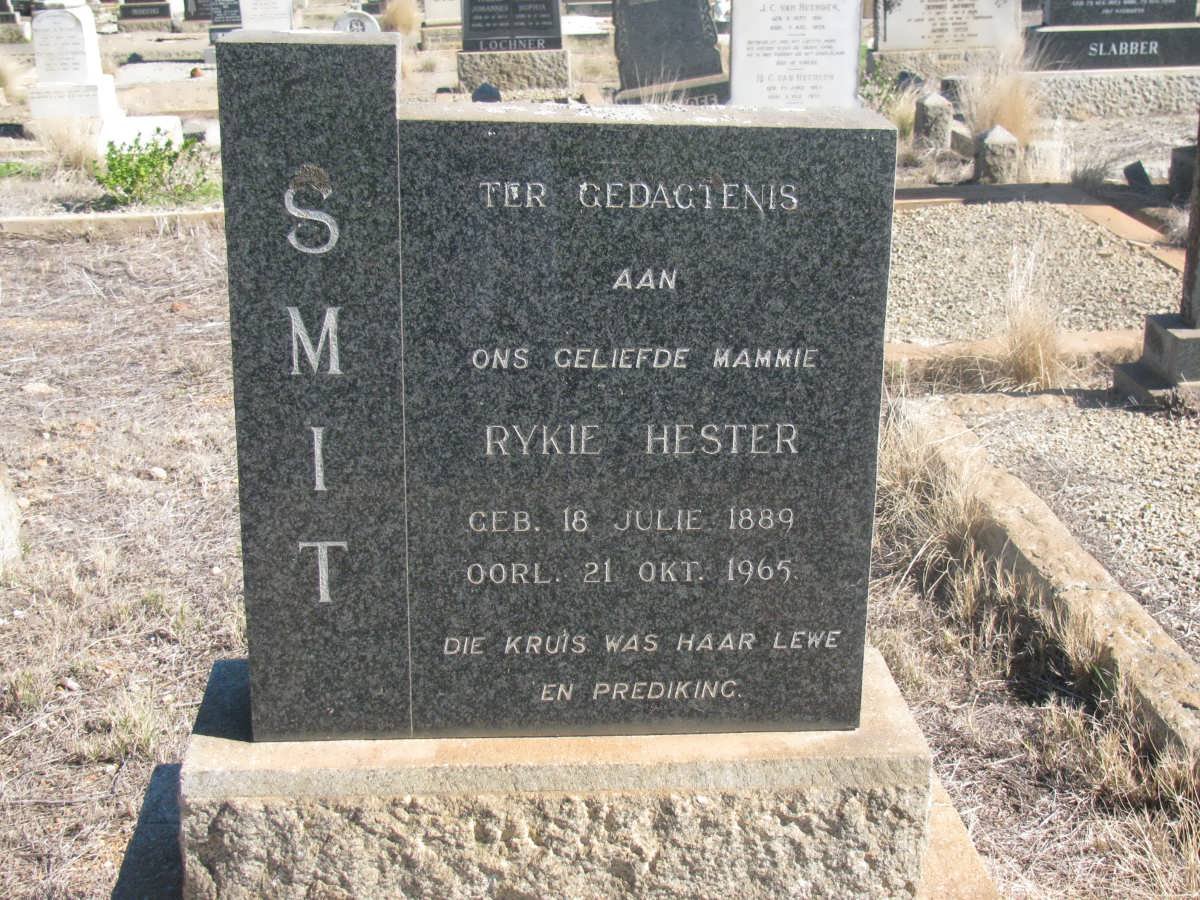 SMIT Rykie Hester 1889-1965