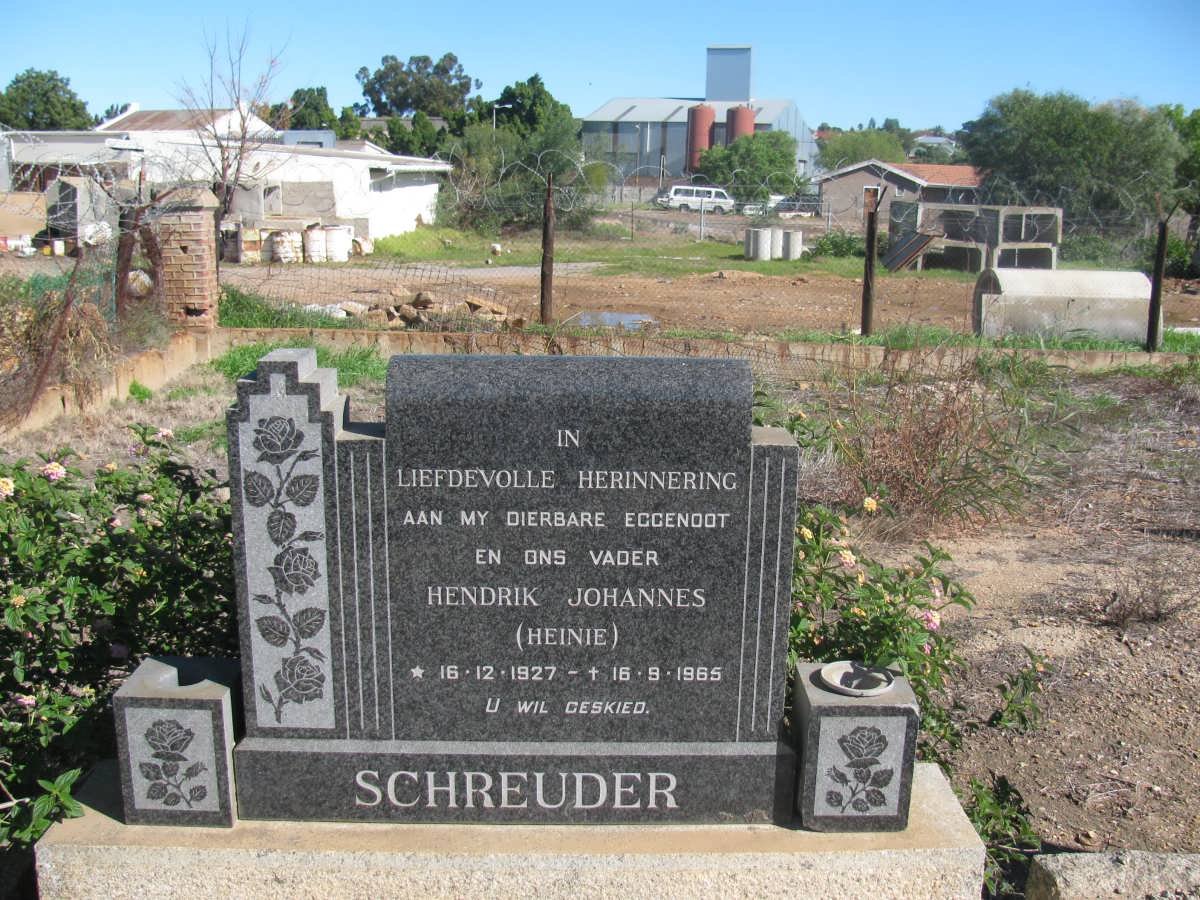 SCHREUDER Hendrik Johannes 1927-19?5