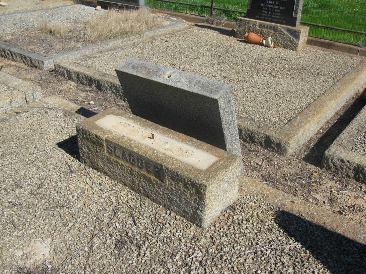 SLABBER  Michiel J.L 1886-1963 &amp; Martha H.G. TRUTER 1889-1953