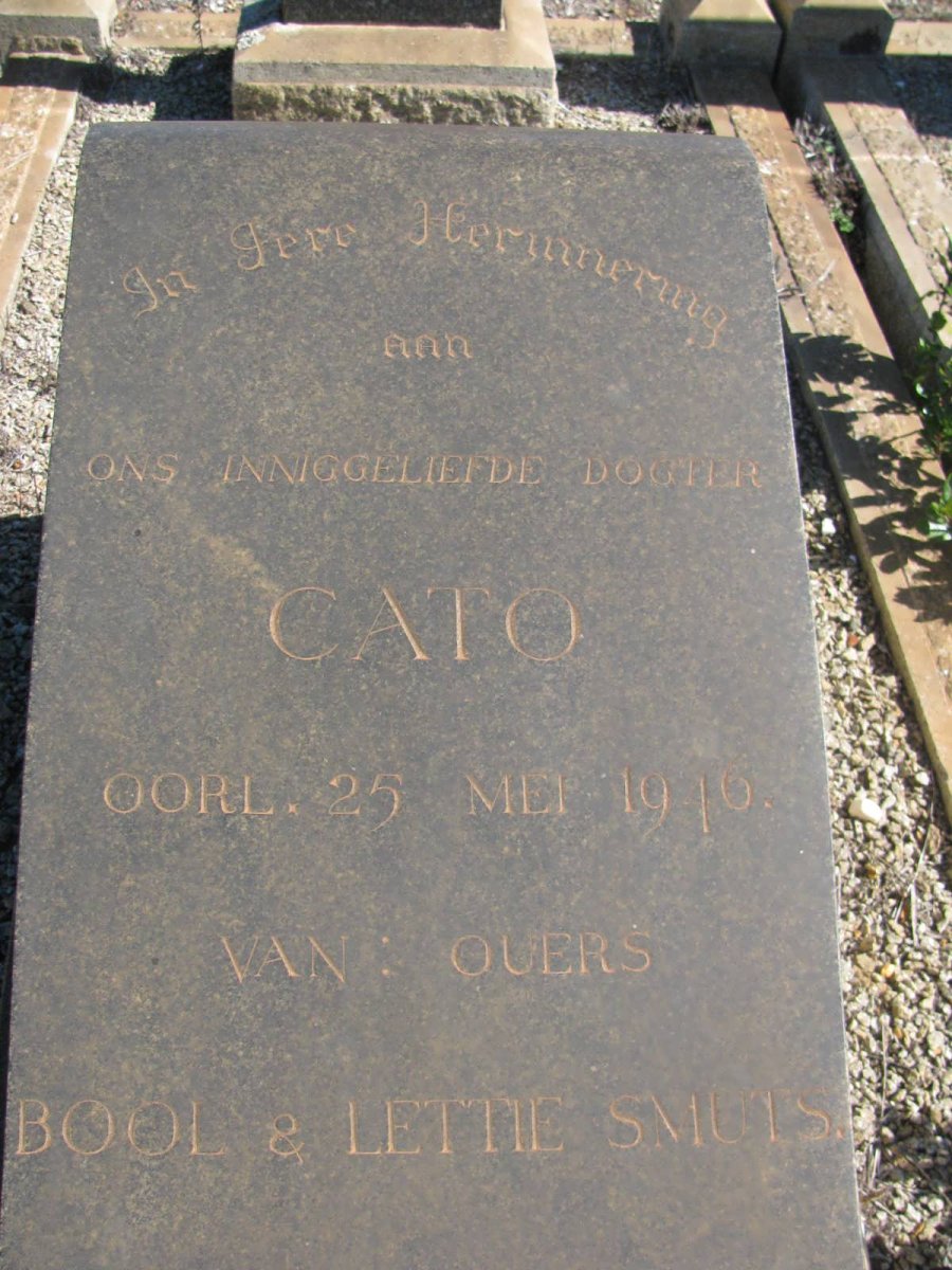 SMUTS Cato -1910
