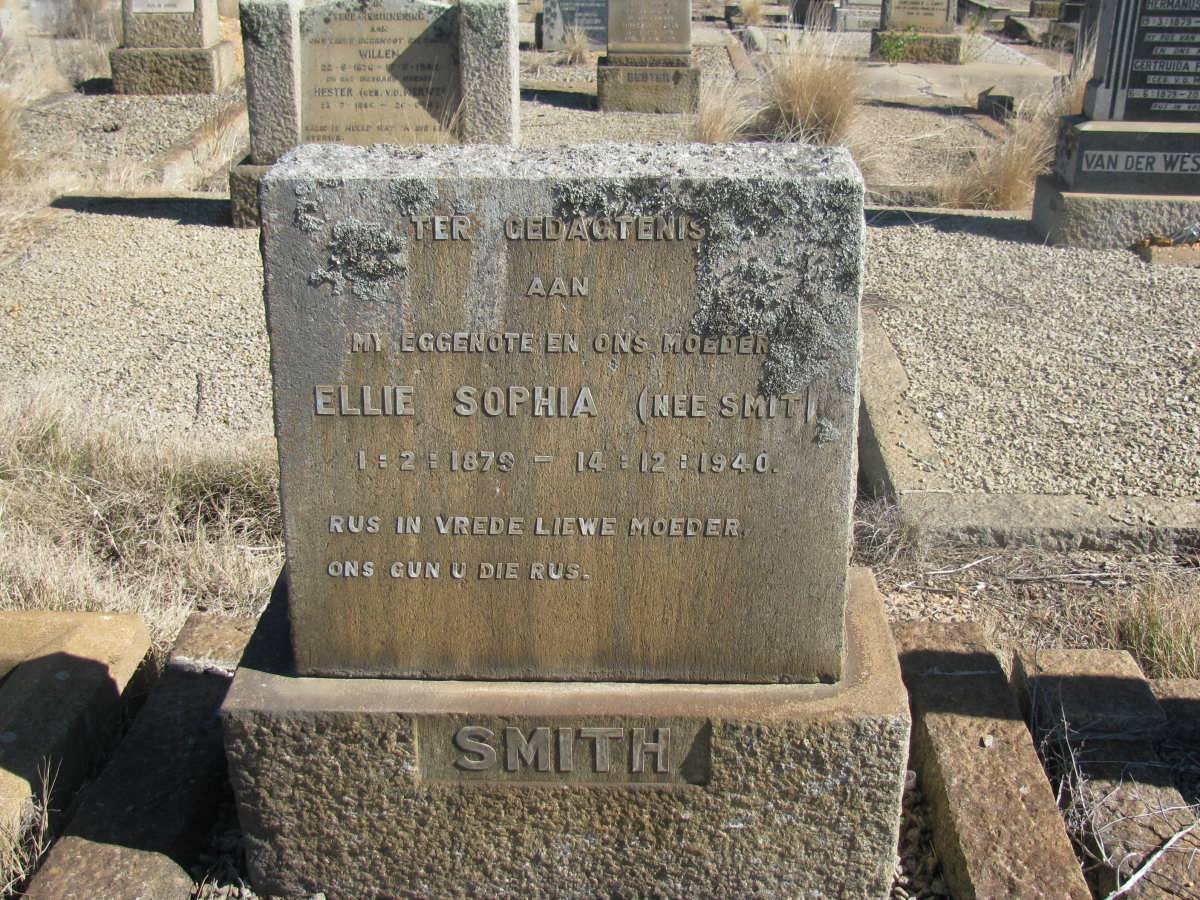SMITH Ellie Sophia nee SMIT 1879-1940