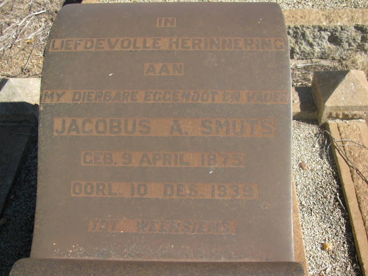 SMUTS Jacobus A. 1875-1939