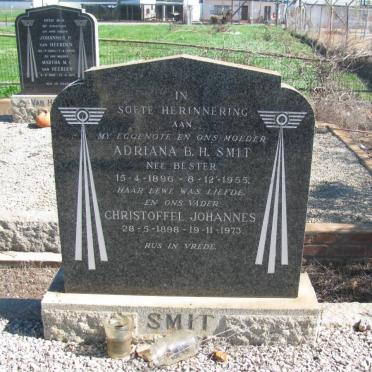 SMIT Christoffel Johannes 1898-1973 &amp; Adriana B.H. BESTER 1896-1955