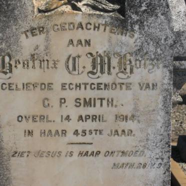 SMITH Beatrix C.M. nee KOTZE -1914