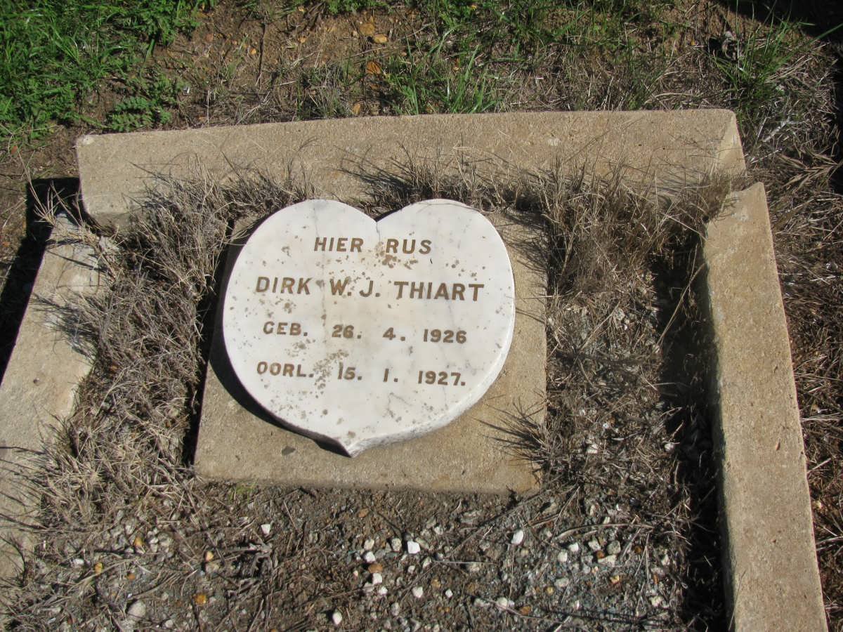 THIART Dirk W.J. 1926-1927