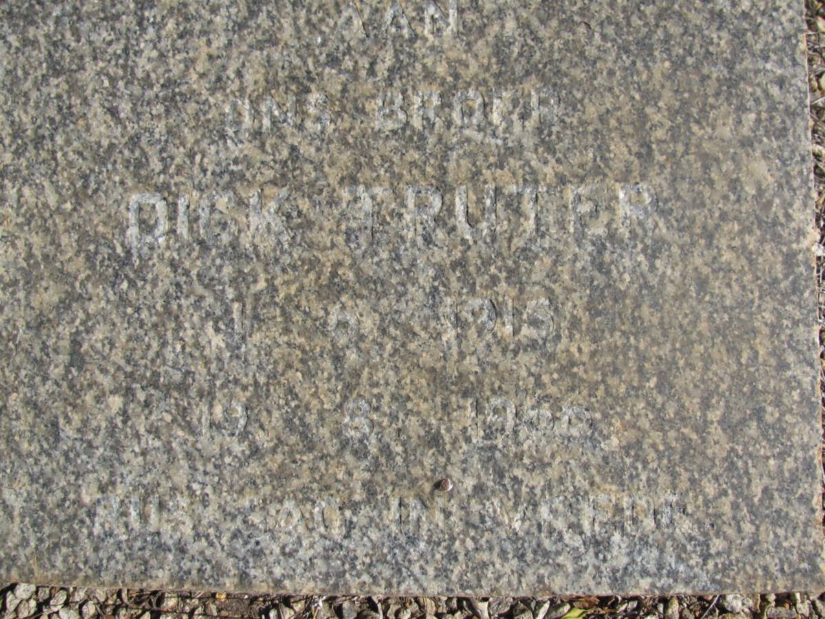 TRUTER Dick 1915-1956