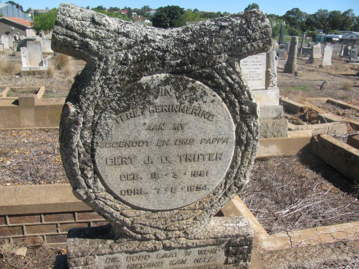 TRUTER Gert J.D. 1891-1954