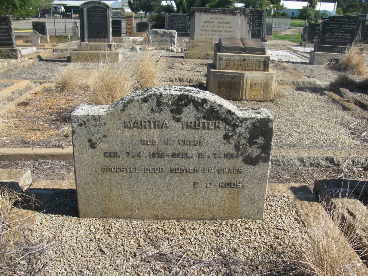 TRUTER Martha 1875-1954