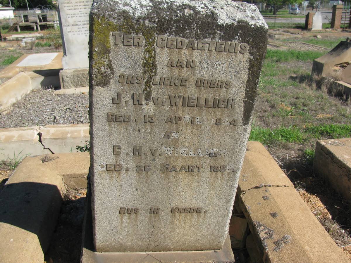 WIELLIGH J.H., v. 1854- &amp; C.H. 186?-