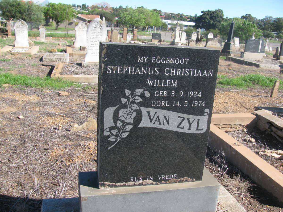 ZYL Stephanus Christiaan Willem, van 1924-1974  