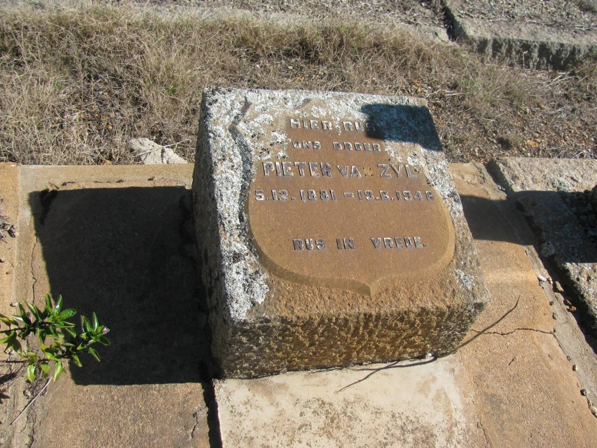 ZYL Pieter, van 1881-1946