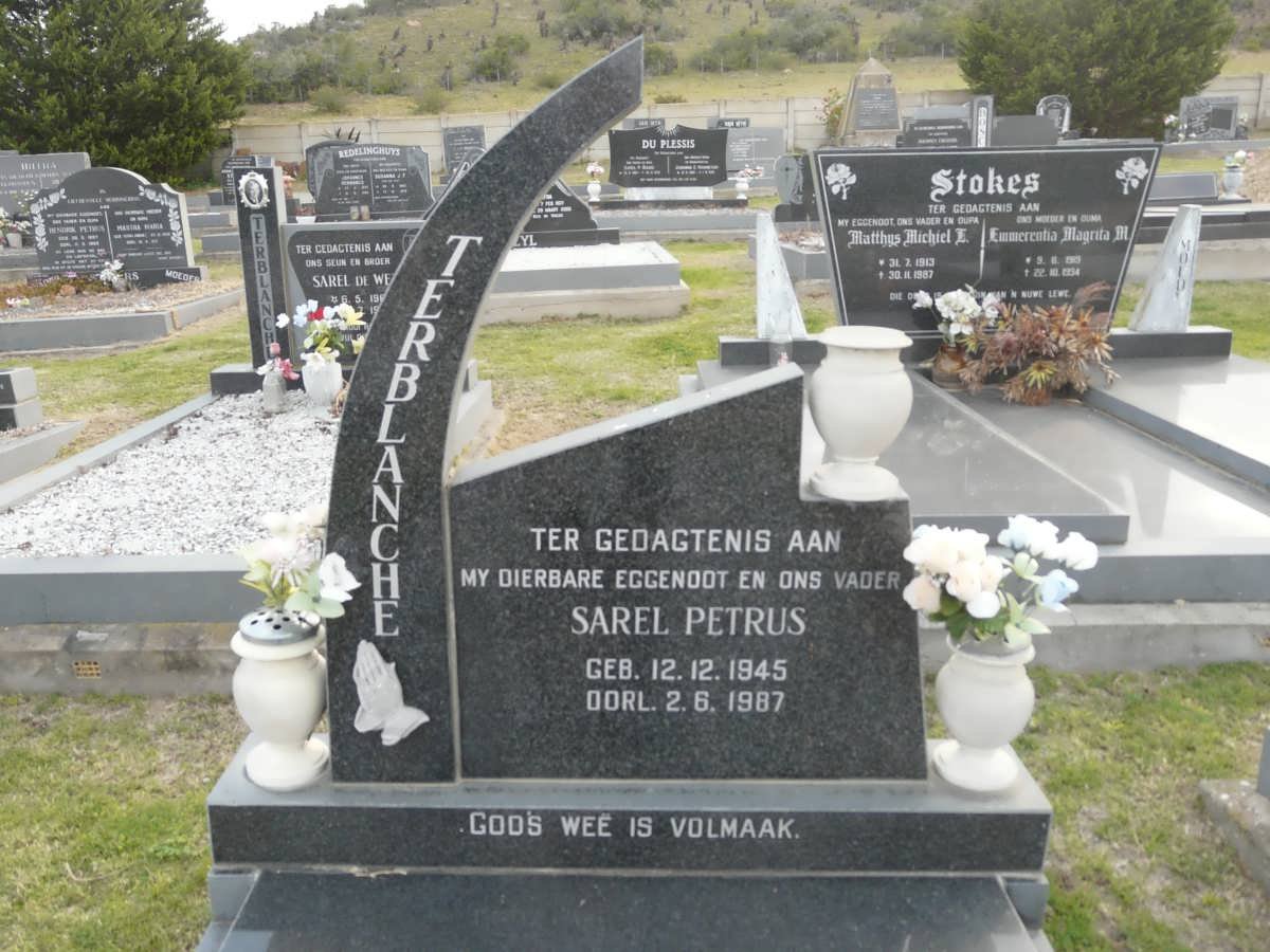 TERBLANCHE Sarel Petrus 1945-1987