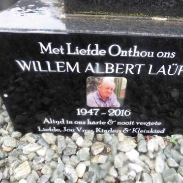 LAUFS Willem Albert 1947-2016