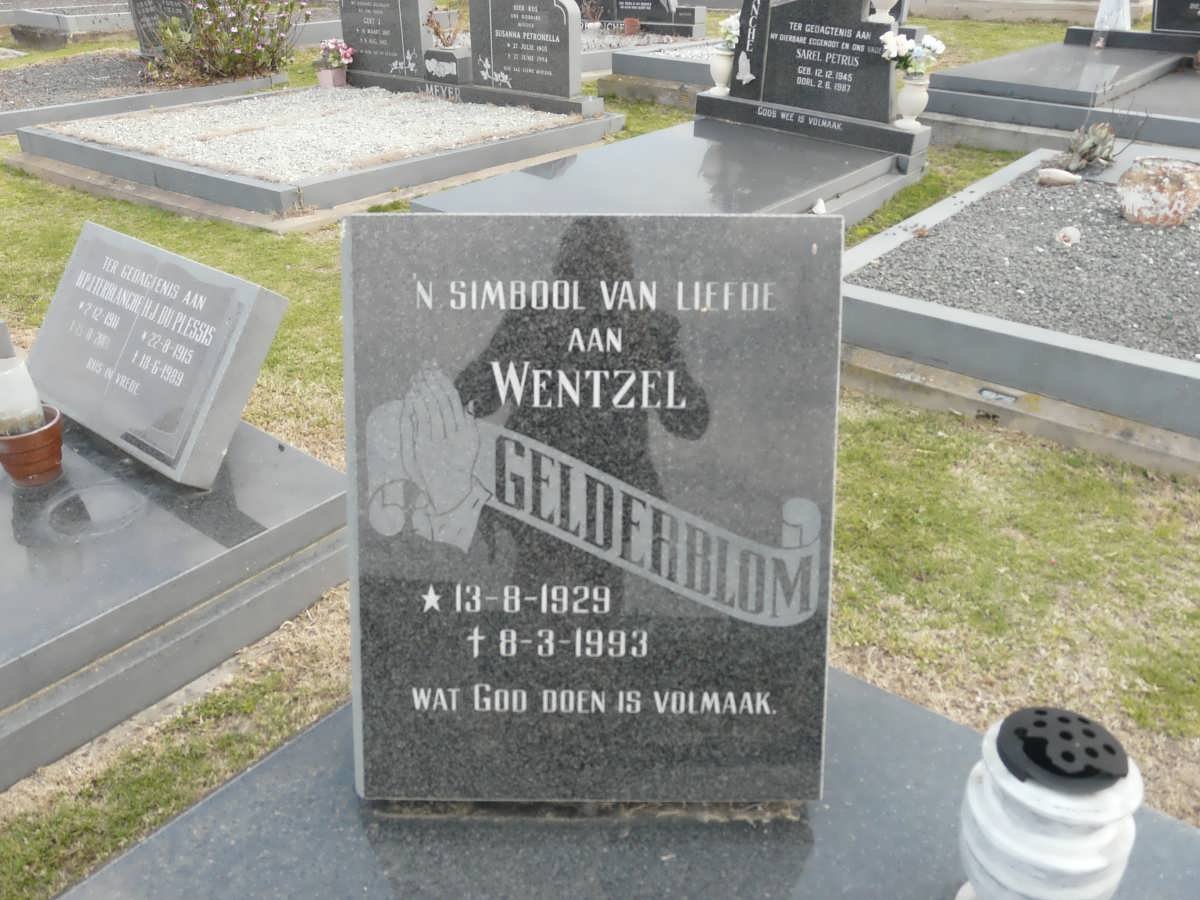 GELDERBLOM Wentzel 1929-1993